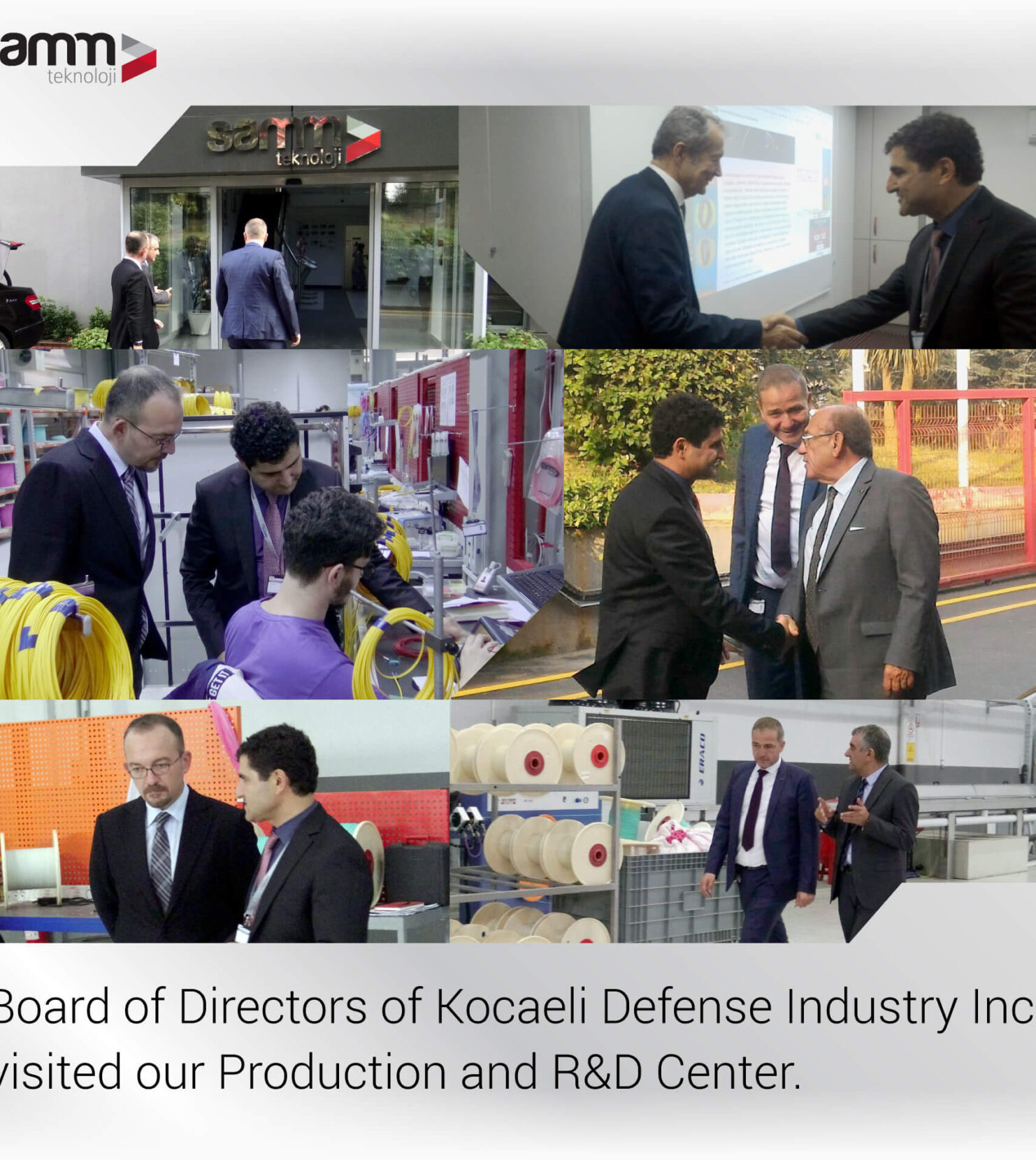 The Board of Directors of Kocaeli Defense Industry Inc.visited our Production and R&D Center.