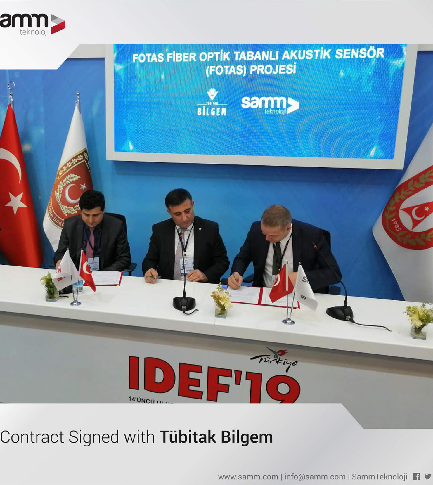 Contract Signed with Tübitak Bilgem