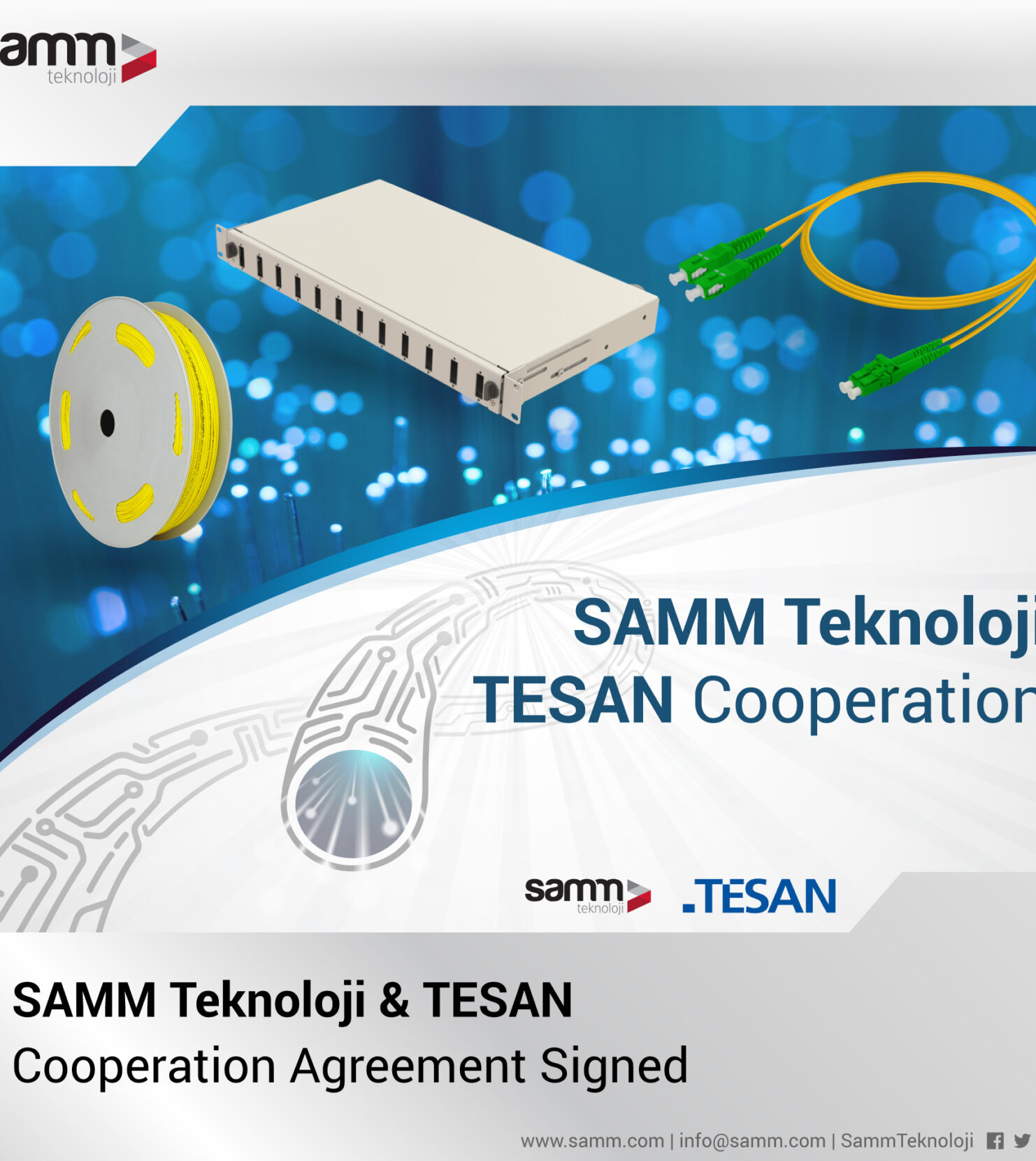 SAMM Teknoloji and TESAN Sign a Cooperation Agreement