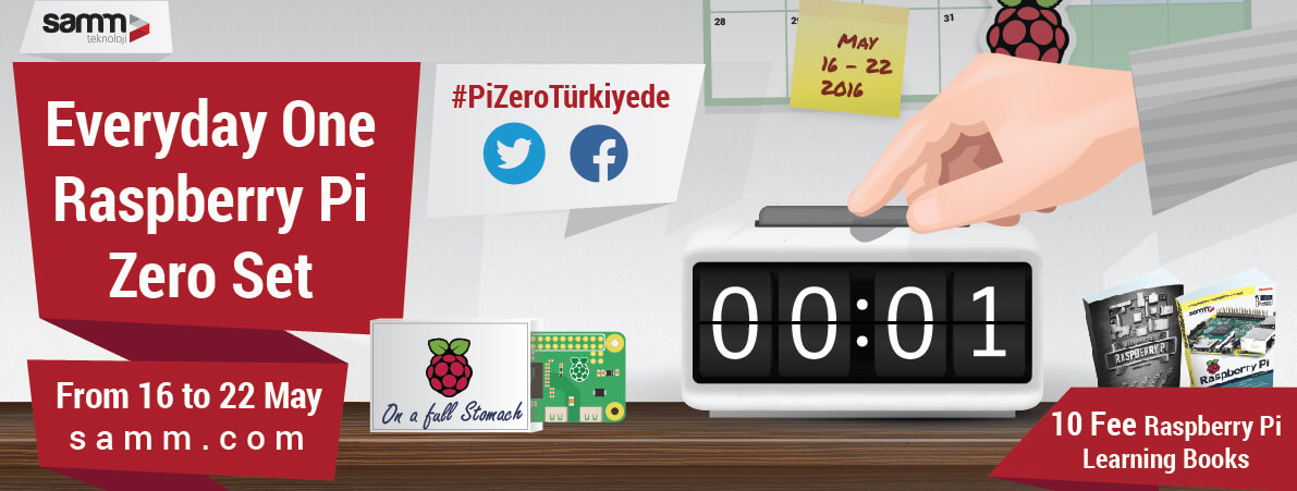 Raspberry Pi ZERO is in Turkey again.
