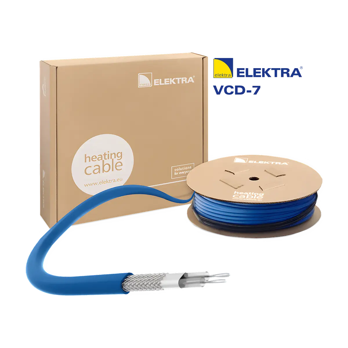 VCD-7 Underfloor Electric Heating Cable - ELEKTRA