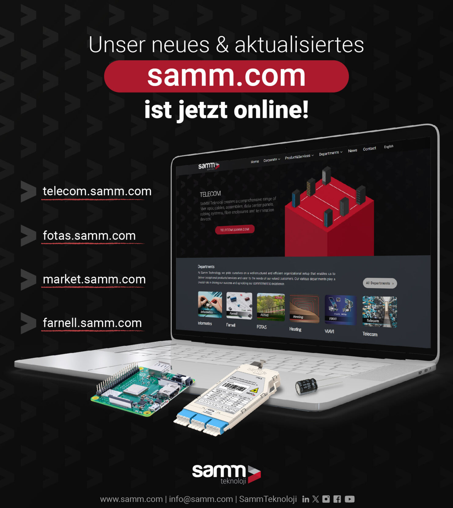 Samm.com bietet jetzt ein schnelleres, einfacheres und einfacheres Erlebnis.