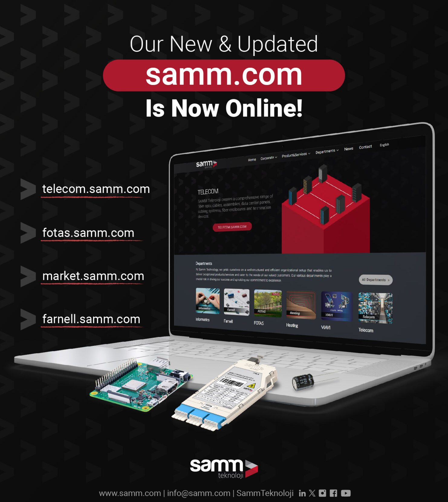 Samm.com Now Provides a Faster, Simpler, and Easier Experience.