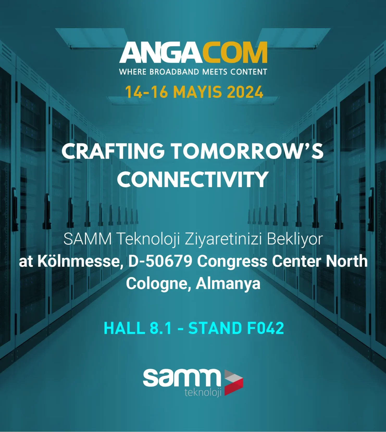 SAMM Teknoloji Ziyaretinizi Bekliyor - AngaCom 2024